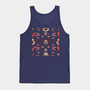 Eagles and Feathers, Cool Pattern Eagles Tank Top